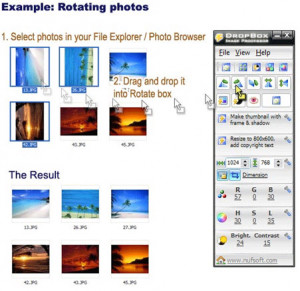 DropBox Image Processor - náhled