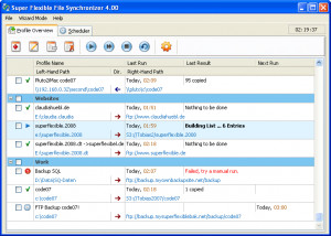 Super Flexible File Synchronizer - náhled