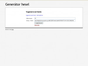 NeroFX Password Generator - náhled