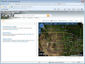 Bing Maps 3D - náhled