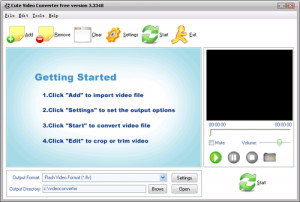 Cute Video Converter Free - náhled