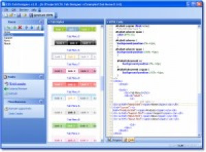 CSS Tab Designer - náhled