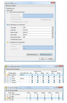 MS SQL PHP Generator - náhled
