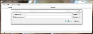 DOTX to DOCX Converter - náhled