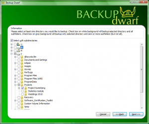 Backup Dwarf - náhled