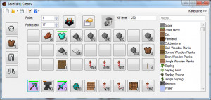Minecraft SaveEdit - náhled