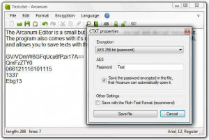 Arcanum Editor - náhled