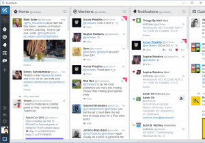 Tweetdeckr - náhled