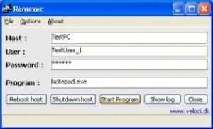 Remote Execute - náhled