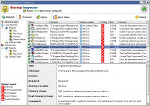 Startup Inspector for Windows - náhled