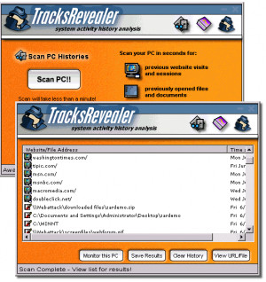 TracksRevealer - náhled