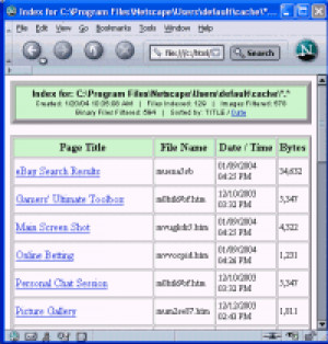 Web Cache Illuminator - náhled