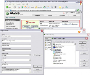 WhatsUP Professional - náhled