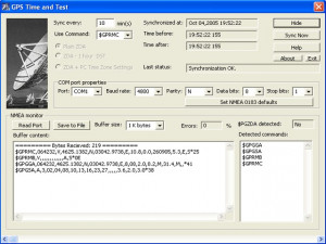 GPS Time and Test - náhled