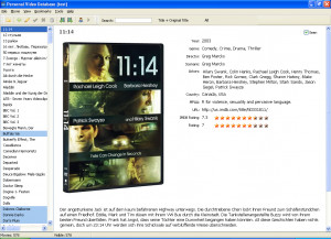 Personal Video Database - náhled