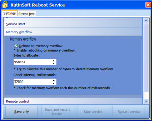 Reboot Service - náhled
