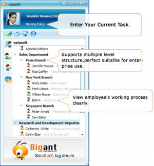 BigAnt Messenger for Enterprise - náhled
