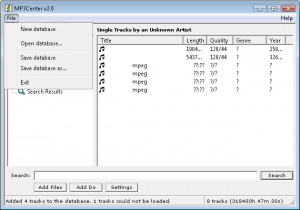 MP3Center - náhled
