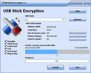 USB Stick Encryption - náhled