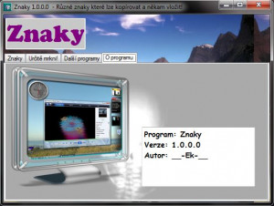 Znaky - náhled