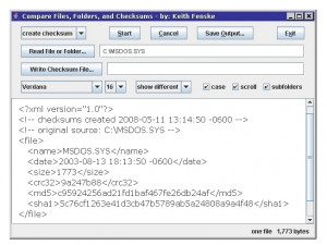 Compare Folders - náhled