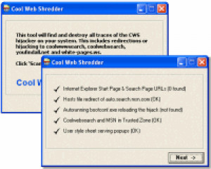 CoolWebShredder - náhled