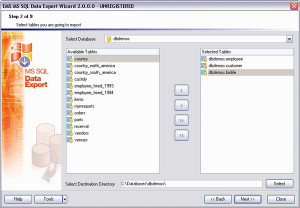 EMS MS SQL Data Export - náhled