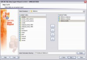 EMS MS SQL Data Export - náhled