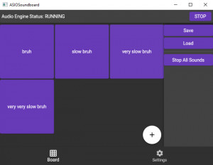 ASIO Soundboard - náhled