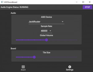 ASIO Soundboard - náhled