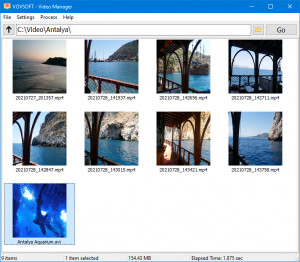 Vovsoft Video Manager - náhled