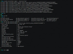 Zscaler Terraformer Tool - náhled
