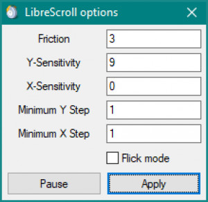 LibreScroll - náhled