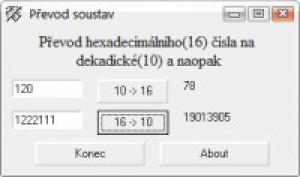 Převodník - náhled