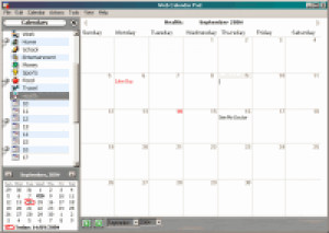 Web Calendar Pad - náhled