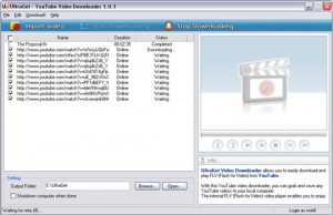 UltraGet Video Downloader - náhled