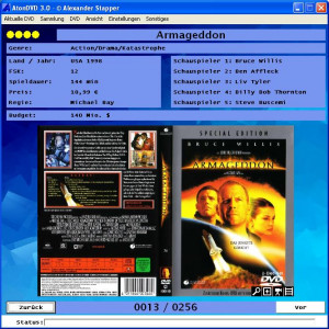 AtonDVD - náhled