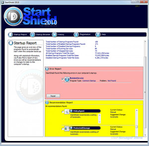 StartShield - náhled
