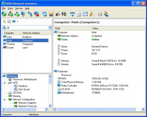 DEKSI Network Inventory - náhled