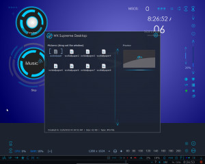 WX Supreme Desktop - náhled