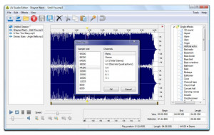 AV Audio Editor - náhled