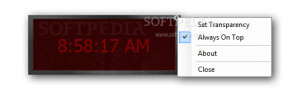 LCD Overlay Clock - náhled