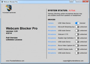 Webcam Blocker Pro - náhled