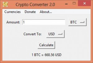 Crypto Converter - náhled