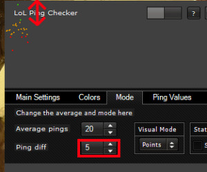 LoL Ping Checker - náhled