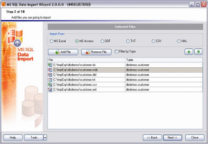EMS MS SQL Data Import - náhled