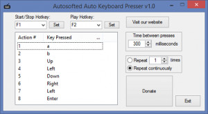 Auto Keyboard Presser - náhled
