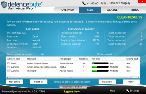 DefenceByte AntiVirus Pro - náhled