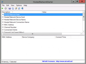 HostedNetworkStarter - náhled