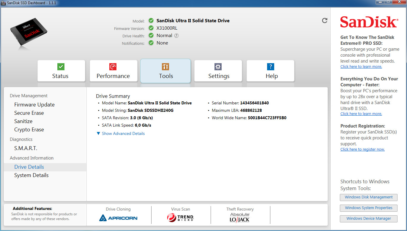 WD SSD Dashboard 5.3.2.4 instal the last version for apple